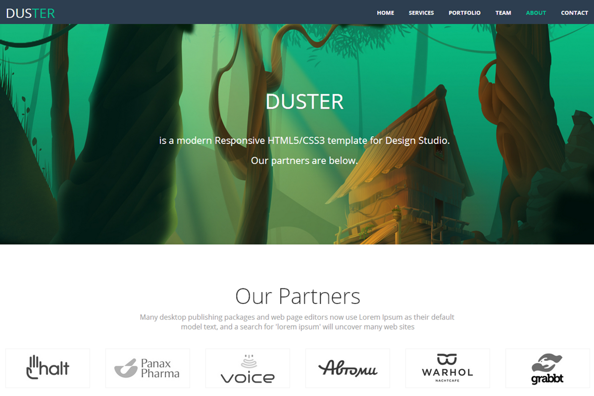 Duster - Single Page HTML Template, a Landing Page Template by Gentil Studio (Photo 5 of 5)