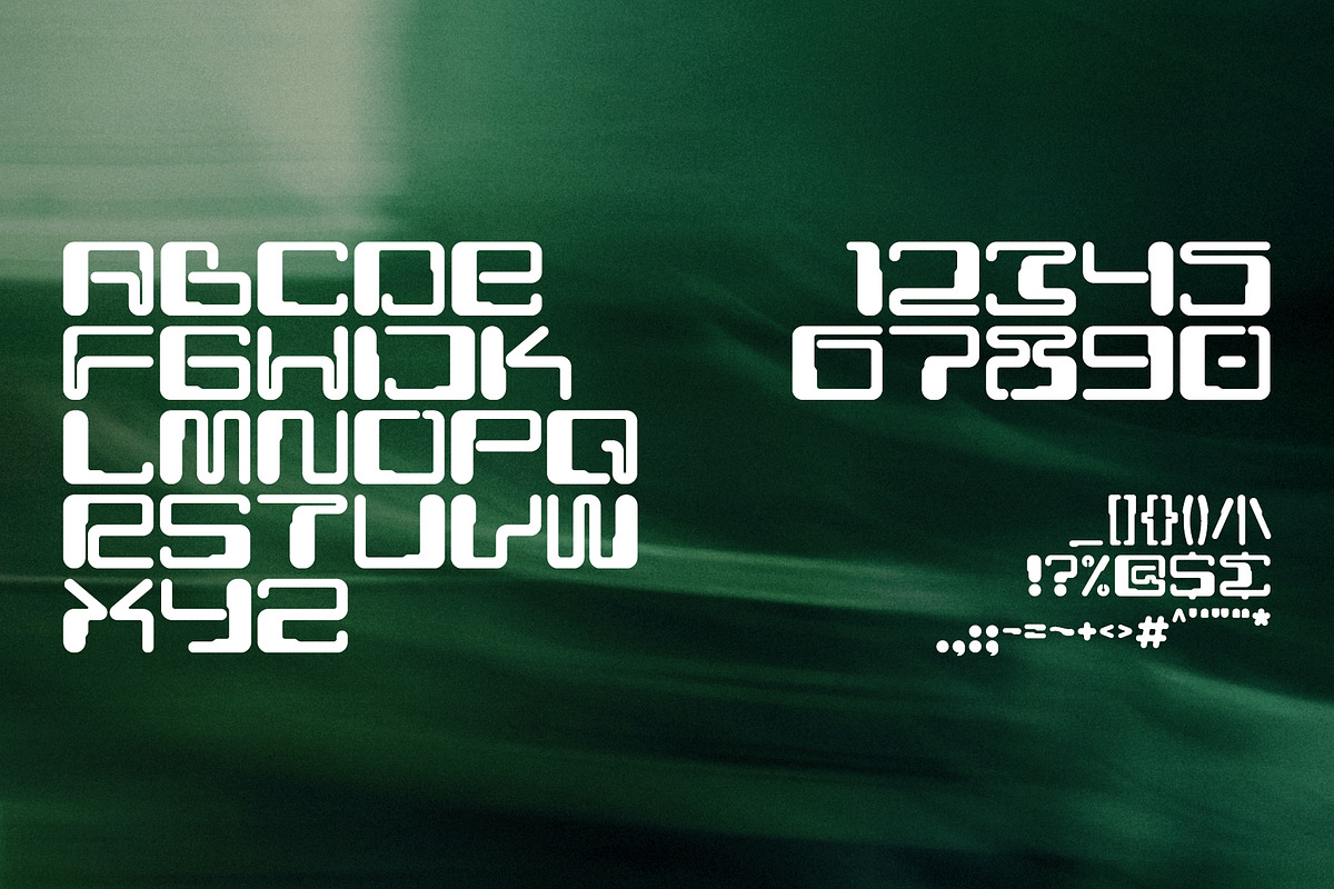 Sixtyten | Future Display Typeface, a Sans Serif Font by wendyleftmealone (Photo 2 of 6)