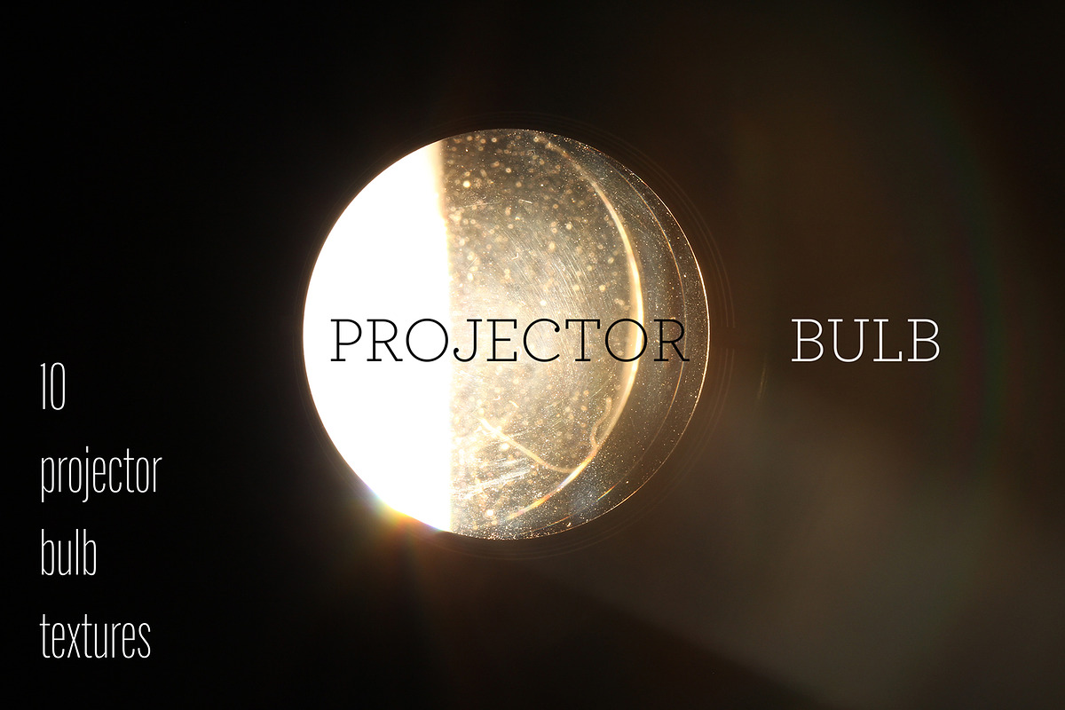 10 Projector Bulb Textures, a Texture Graphic by Studio Rho (Photo 1 of 11)