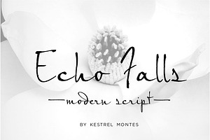 Echo Falls Modern Script