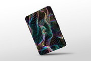 Holographic Waves, Seamless Pattern, a Pattern Graphic by Sveta Aho (Thumbnail 4 of 6)