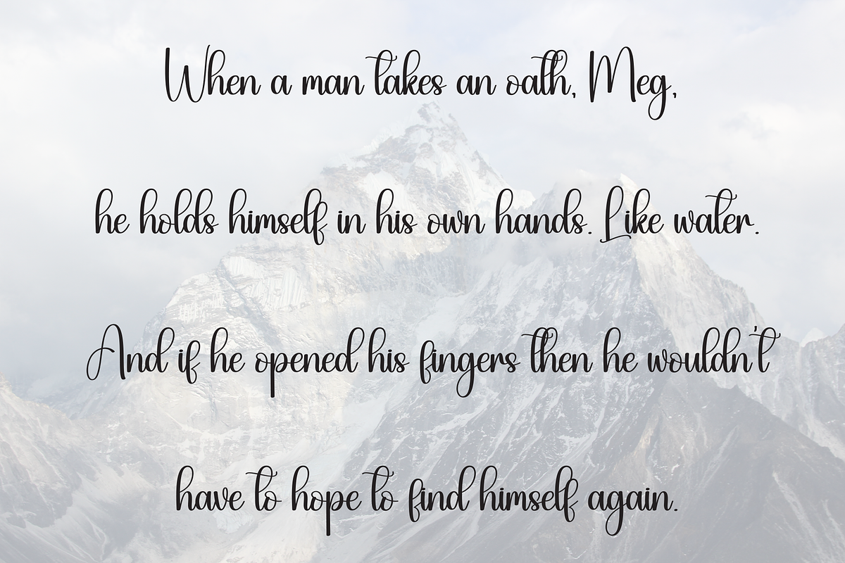 Snowsky | Script Font, a Handwritten Font by Scratchones (Photo 4 of 9)