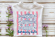 Sardinelly Cute Fish PNG, a Seasonal Illustration by OK Design (Thumbnail 2 of 5)
