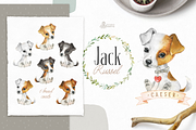 Puppy Paws 4. Watercolor Collection, an Illustration by OctopusArtis (Thumbnail 2 of 11)