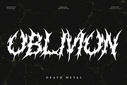 Desecrate - Death Metal font, a Symbol Font by Masyafi Studio (Thumbnail 5 of 9)
