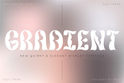 Gradient quirky font, a Font by Anna Zakharchenko (Thumbnail 1 of 18)