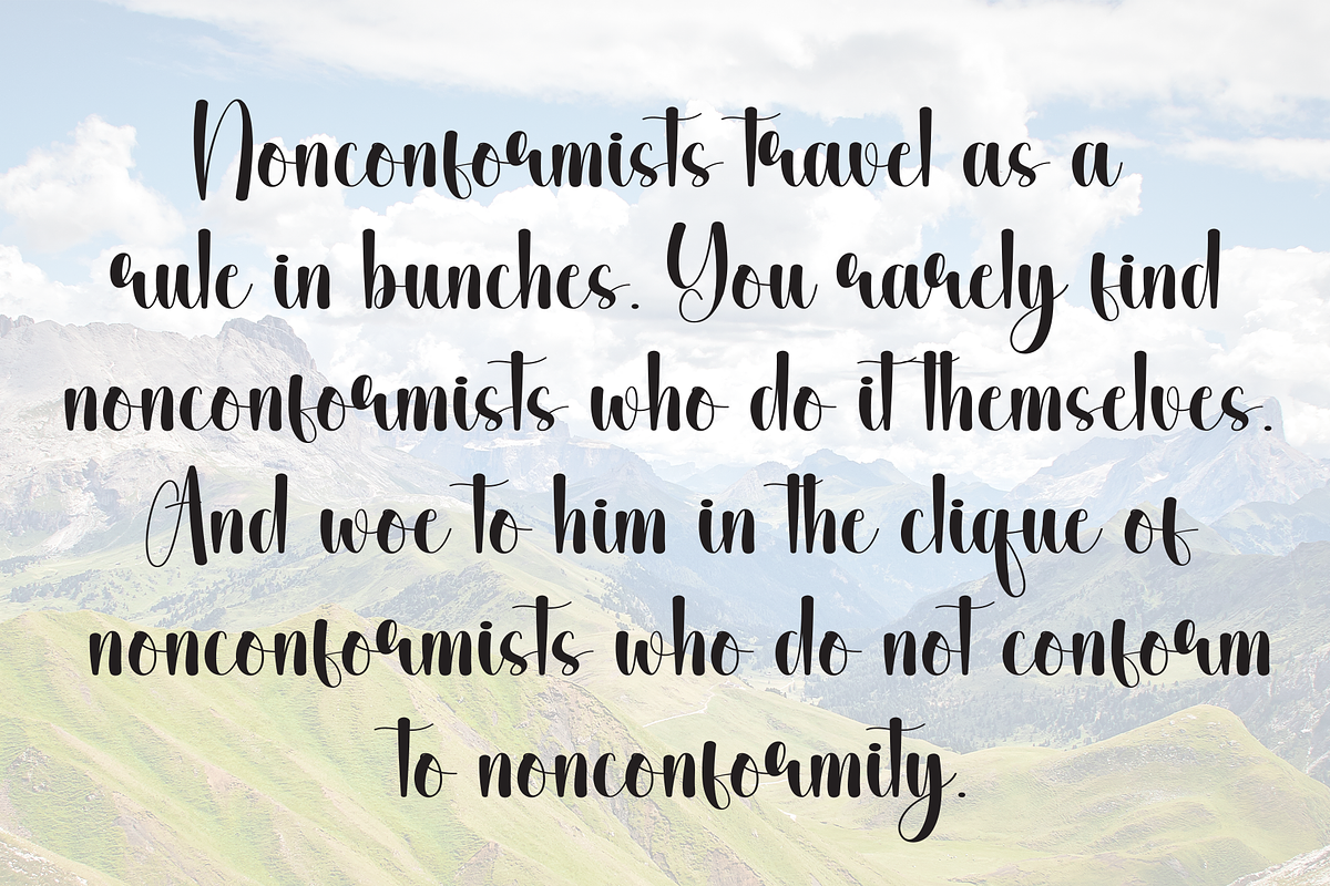 Happy Party | Script Font, a Handwritten Font by Scratchones (Photo 6 of 9)