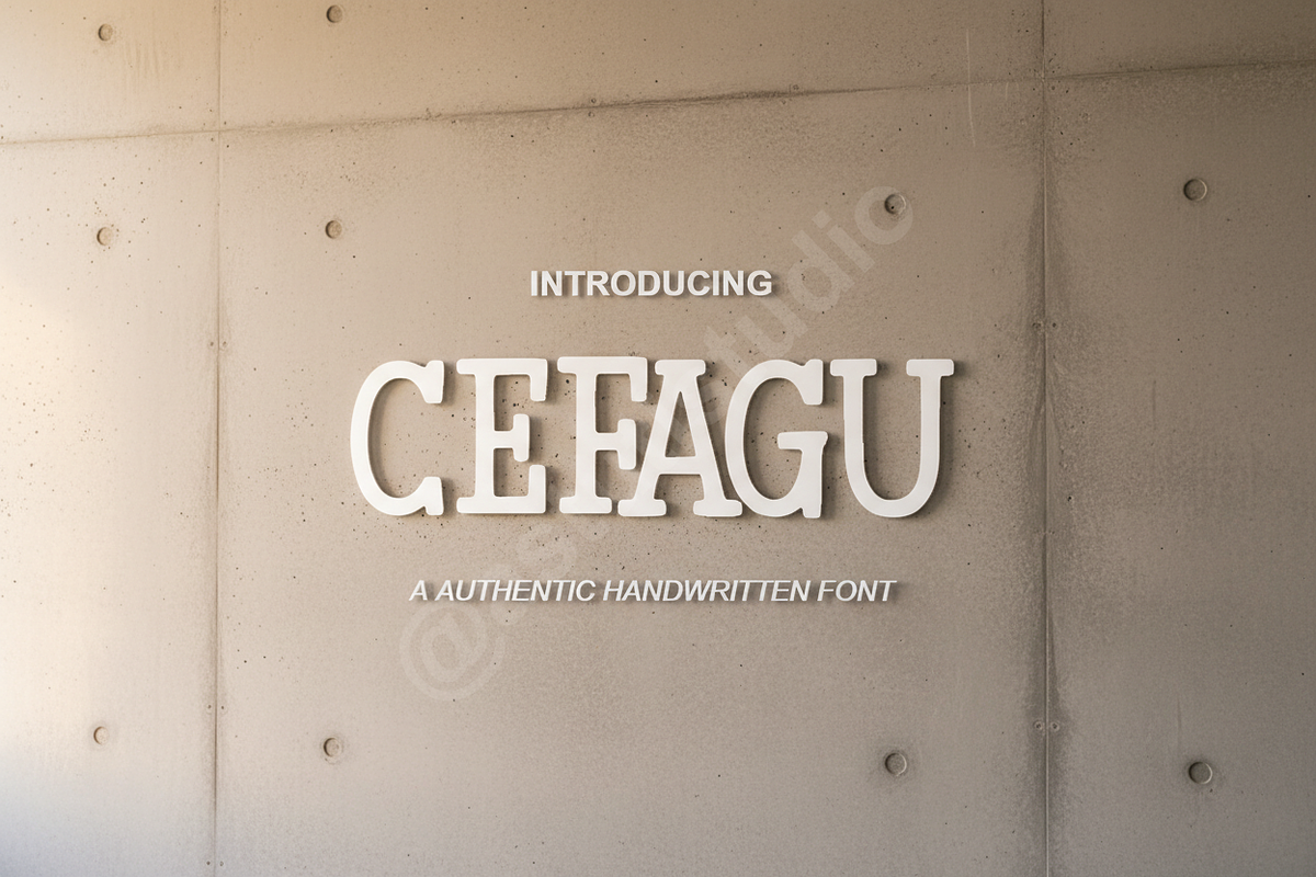 Cefagu | Elegant Luxury Display Seri, a Font by Astuti Studio (Photo 1 of 16)