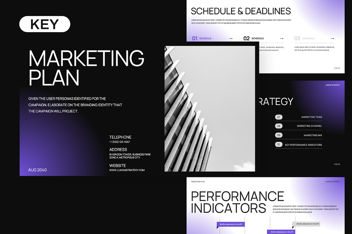 Marketing Strategy Plan Keynote