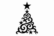 Festive Swirl Xmas Tree Bundle, an Illustration by yasushie (Thumbnail 17 of 21)