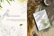 TROPICAL PARADISE birds and plants, a Decorative Illustration by Yuliia Lashevska (Thumbnail 2 of 14)