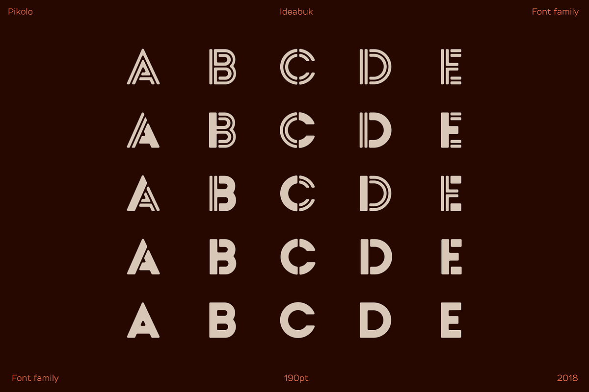 Pikolo Font Family preview 4