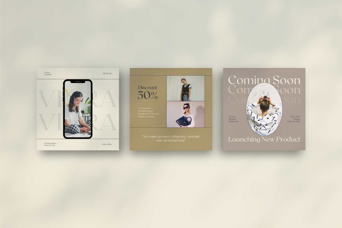 Viora - Canva Instagram Template, a Social Media Template by Inkofert (Photo 6 of 12)