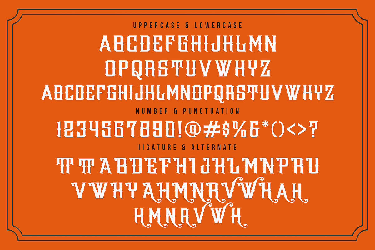 Wazintte - Victorian Style Font, a Blackletter Font by StringLabs (Photo 13 of 14)