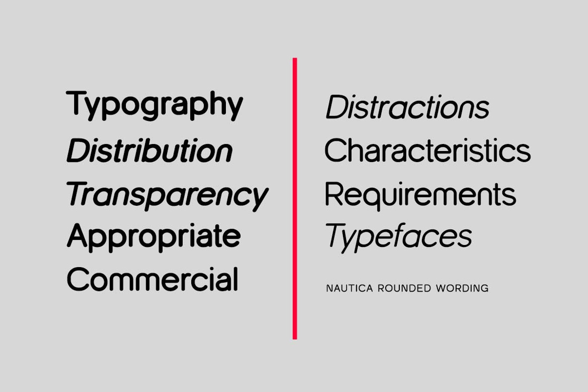 Nautica Rounded Geometric Sans Serif, a Sans Serif Font by UICreative (Photo 6 of 14)