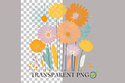 Boho Flower Clipart Abstract, a Decorative Illustration by Nicole Branger Art (Thumbnail 4 of 19)
