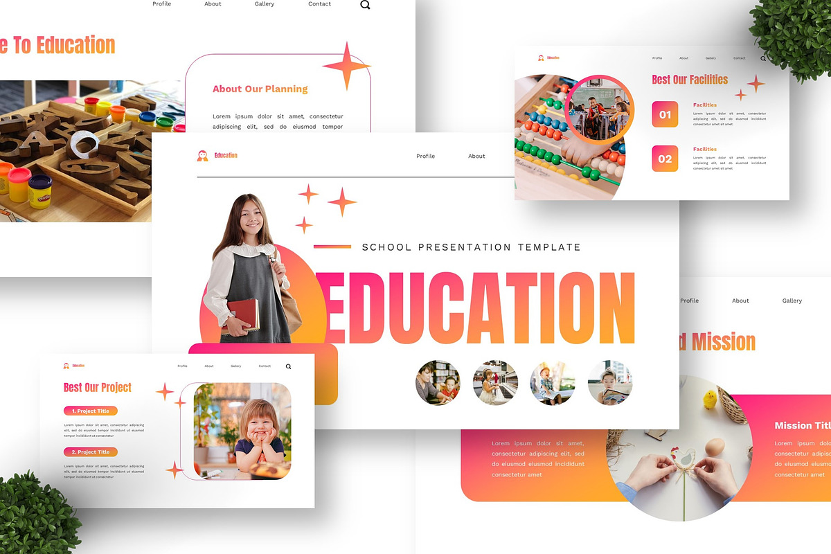 Education - School Powerpoint preview 3