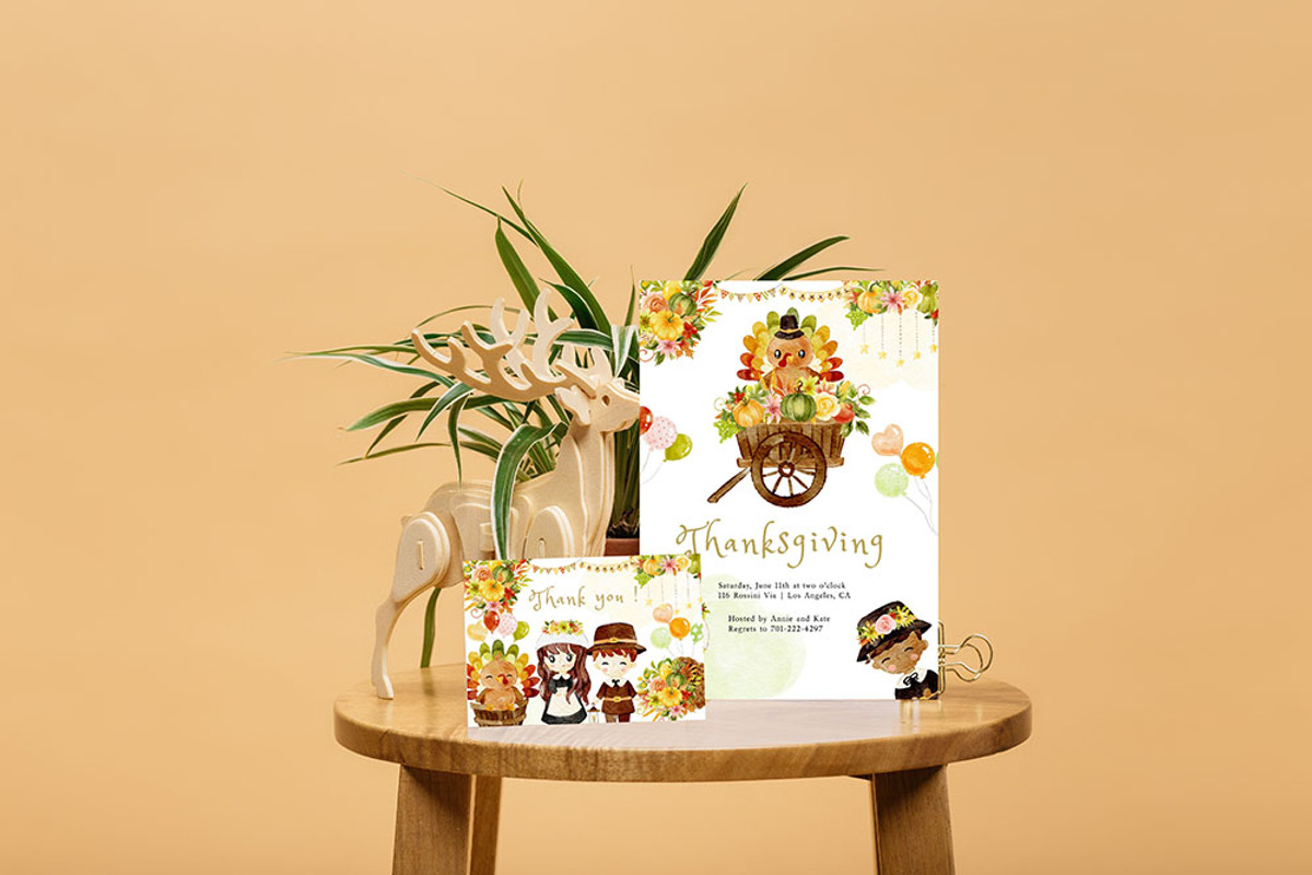 Autumn Thanksgiving clipart, a Decorative Illustration by heyiamalice (Photo 10 of 13)