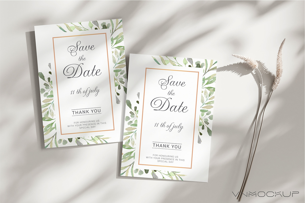 Card Mockup Bundle PSD JPG, a Print Template by VNmockup (Photo 4 of 8)