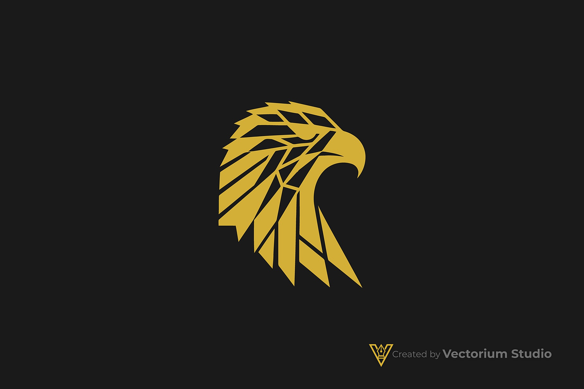 Geometric Eagle Head Logo, a Branding & Logo Template by Vectorium Studio (Photo 3 of 5)
