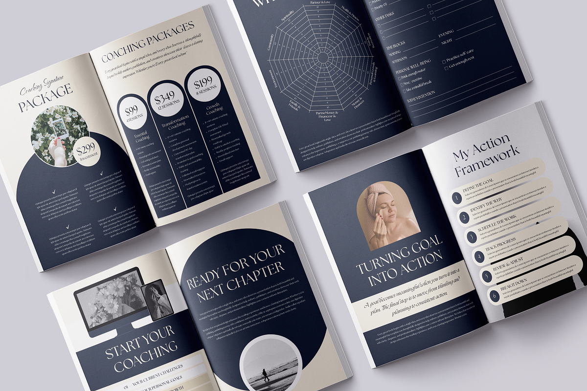 Life Coach Ebook Template | Canva, a Brochure Template by ArtisticLand (Photo 13 of 14)