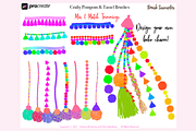 62 CRAFTY Pompom & Tassel Procreate, a Brushes & More by Fashion Workshop Bkk (Thumbnail 8 of 11)