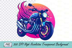 Modern Motorcycle Art Transparent, a Transportation Illustration by Ghagra