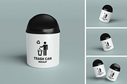 Trash Can Mockup, an Advertising Mockup by Twins_studio926 (Thumbnail 1 of 5)
