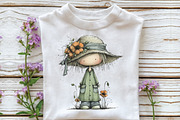 Flowers and Girls Big Clipart Bundle, an Illustration by CraftArtStudio (Thumbnail 5 of 6)