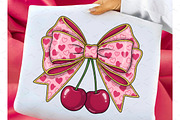 Cherry Love Png,Valentines Png, a Graphic by Libby Wishes (Thumbnail 1 of 7)