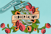 The Amazing PROCREATE Flower Factory, a Brush Add-On by UPROOT (Thumbnail 1 of 10)