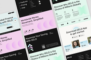 Geld - Money Service Landing Page, an UI Kit Template by Rahardi Creative (Thumbnail 4 of 4)