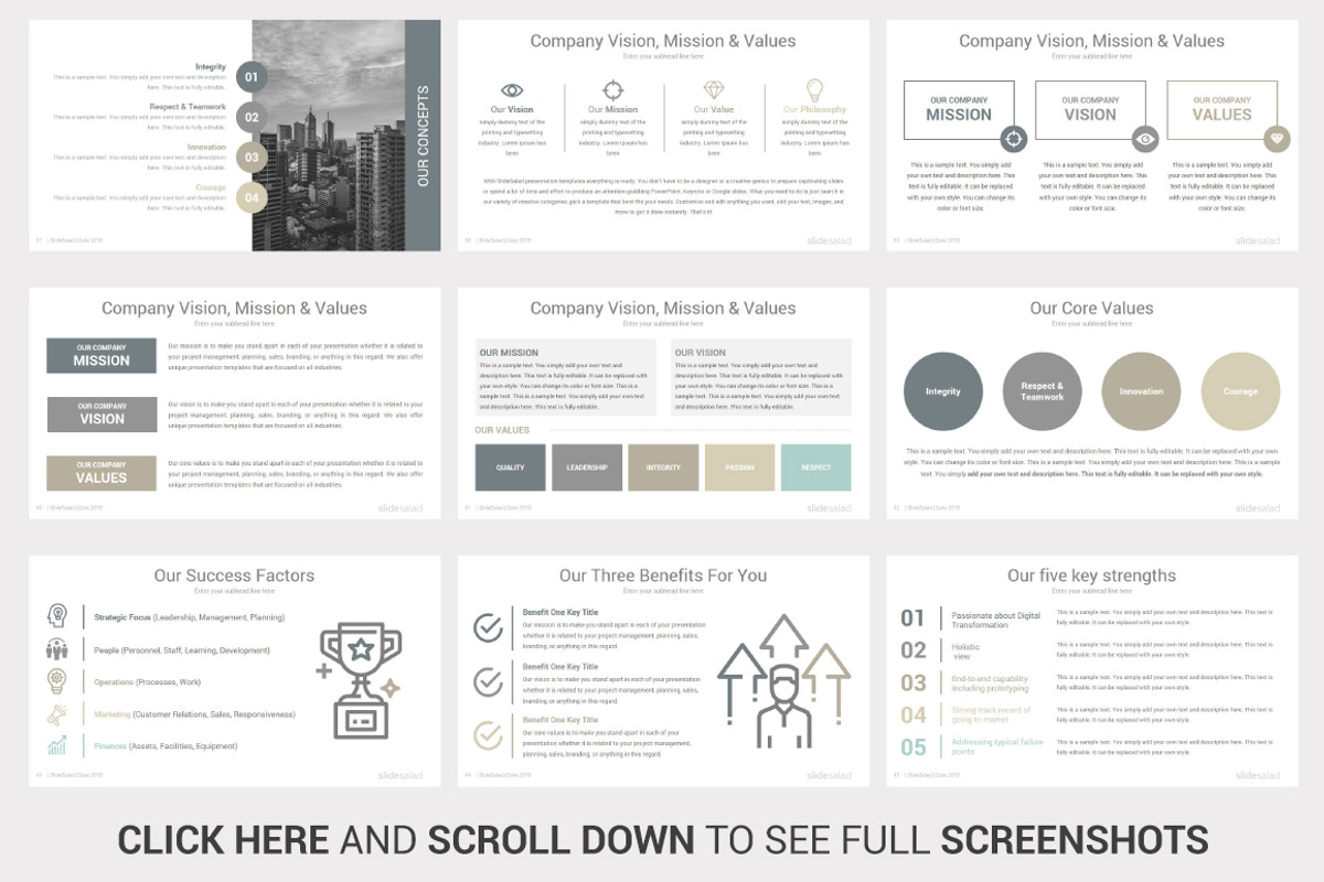 Simplicity Best PowerPoint Template, a Presentation Template by SlideSalad (Photo 9 of 39)