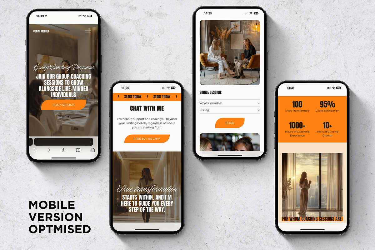 Coach Squarespace Website Template, a Squarespace Template by DesignsbyMariaStudio (Photo 4 of 10)