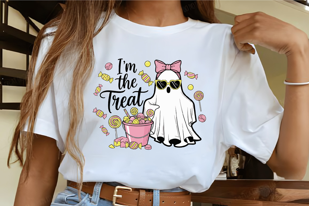 I'm the Treat Ghost SVG PNG, an Illustration by CrexoraLab (Photo 2 of 4)