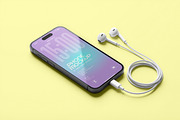 Phone Mockup on Editable Background., an iPhone Mockup by smishura (Thumbnail 2 of 5)