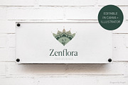 Zen Logo Template | Canva & AI, a Branding & Logo Template by Elibee (Thumbnail 2 of 6)