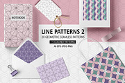 Line Patterns 2, a Pattern Graphic by ItsDianaDesign (Thumbnail 1 of 6)