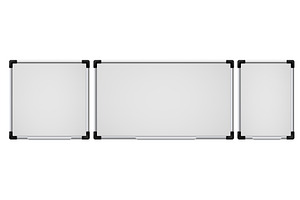White boards. 3d realistic school or, a Finance Illustration by Frogella