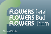 Flowers, a Serif Font by BluHead Studio (Thumbnail 2 of 8)