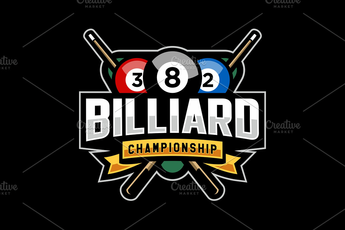 Billiard sports Logo Template Design, a Branding & Logo Template by swarnstudio