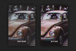 Retro Print Photo Effect