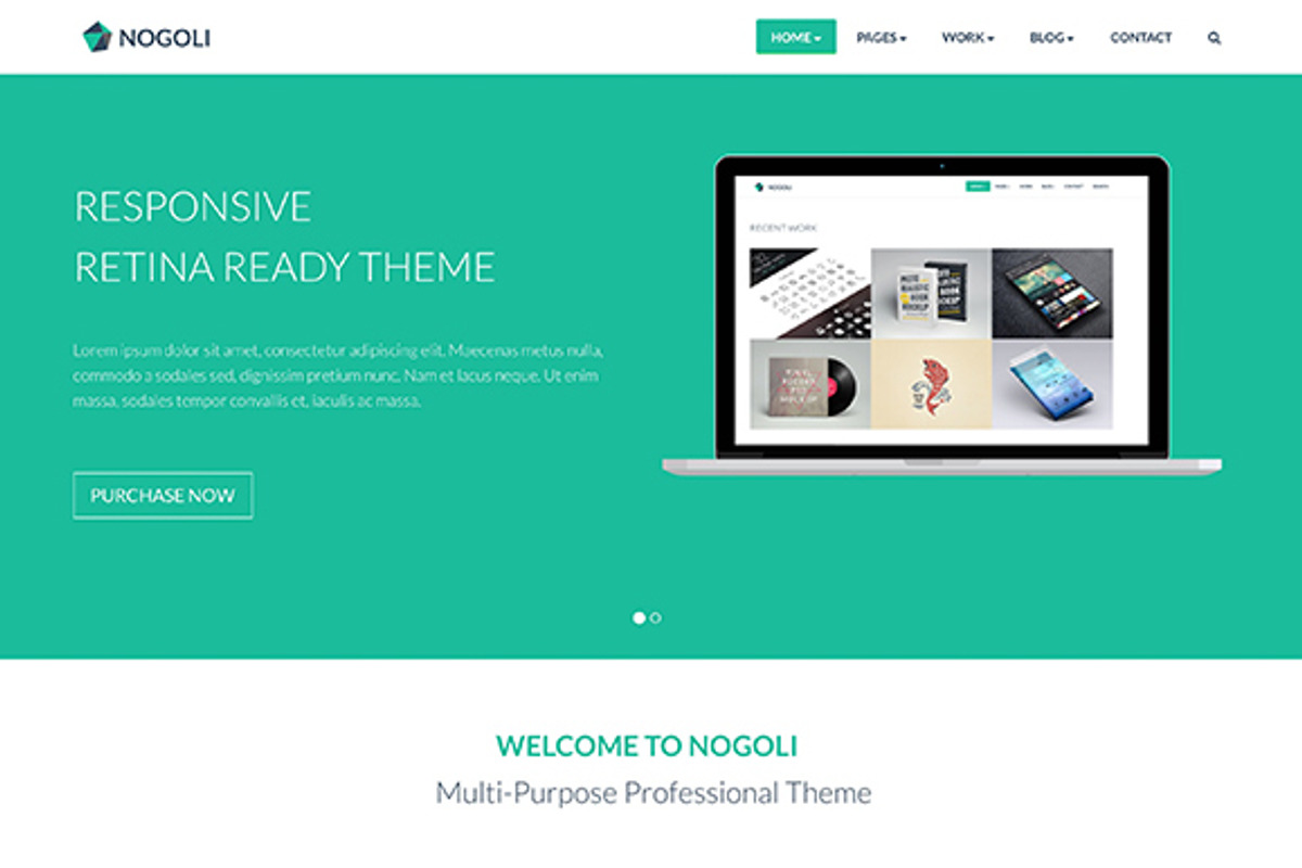 Nogoli - Responsive, retina theme, a Bootstrap Template by Demux (Photo 2 of 2)