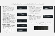 The Inktober Challenge Procreate Kit, a Brush Add-On by Digi Life (Thumbnail 7 of 9)