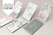 Watercolor Clipart Bundle, an Illustration by The Autumn Rabbit Ltd (Thumbnail 8 of 26)