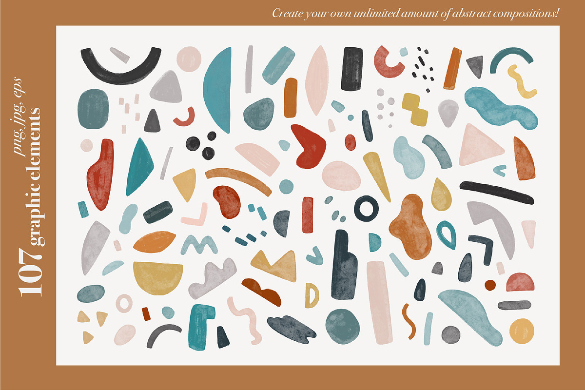 Abstract Balance Graphic Set, a Decorative Illustration by Nina's Illustration Shop (Photo 2 of 7)