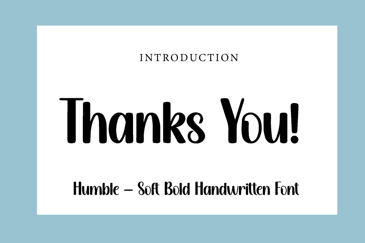 Humble, a Handwritten Font by Wow Magic (Photo 3 of 3)