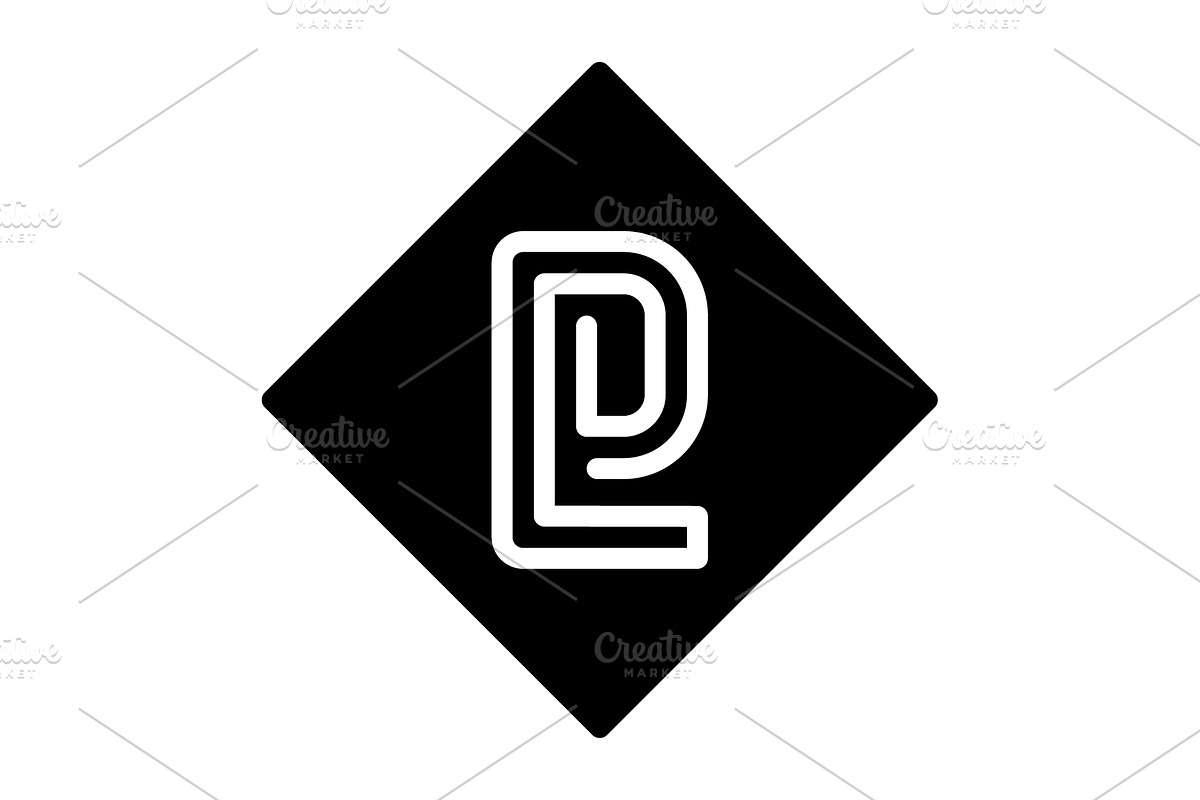 Ld font solid icon, a Solid Icon by Creative priyanka