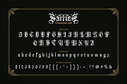 Vighty - Blackletter Font, a Blackletter Font by Sronstudio (Thumbnail 8 of 9)
