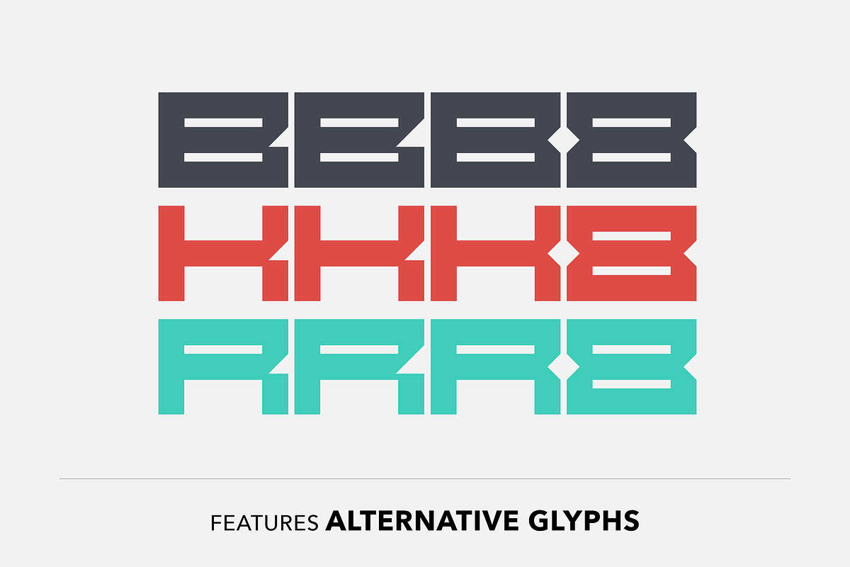 Basis - block font, a Font by SelfBuild Type (Photo 5 of 10)